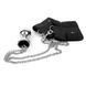 Наручники з металевою анальною пробкою Art of Sex Handcuffs with Metal Anal Plug size M Black - 2
