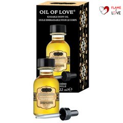 Їстівне масло для поцілунків Kamasutra OIL of LOVE Vanilla Creme 22 ML