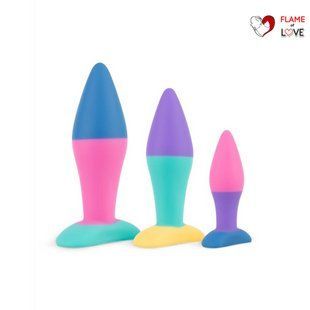 Набір анальних пробок PMV20 Koda &ndash; Butt Plug Set, діаметр 2,9 см, 3,9 см, 5 см
