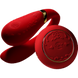 Вібратор для пар з пультом ZALO FANFAN колір: червоний ZALO (США) - 1