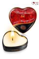 Масажна свічка-серце Plaisirs Secrets Chocolate (35 мл)