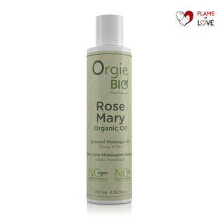 Органічна масажна олія з олією розмарину ROSE MARY, 100 мл. ORGIE BIO (Бразилія-Португалія), One Size