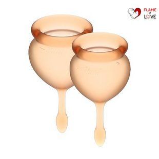 Набір менструальних чаш Satisfyer Feel Good (orange), One Size