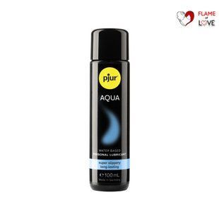 Лубрикант на водній основі pjur Aqua 100 мл, ефект оксамитової шкіри без прилипання