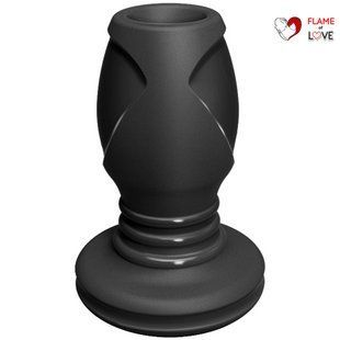 Анальний тунель Doc Johnson Platinum Premium Silicone &mdash; The Stretch &mdash; Medium &mdash; Black