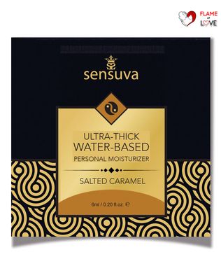 Пробник Sensuva - Ultra–Thick Water-Based Salted Caramel (6 мл)