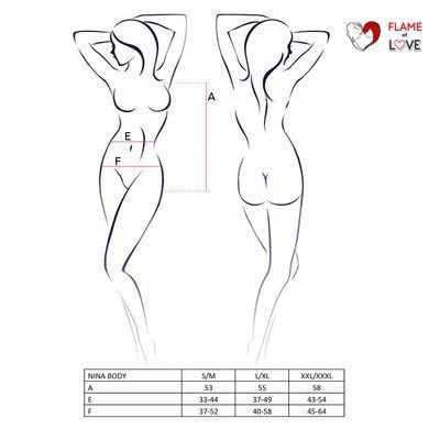(SALE) Боді NINA BODY XXL / XXXL - Passion