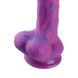 Фалоімітатор 8.2″ з вібрацією для секс-машин Hismith Purple Silicone Dildo with Vibe, KlicLok - 5