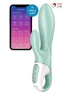 Смарт вібратор-кролик Satisfyer Air Pump Bunny 5+, надувається