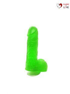 Мило у формі пеніса Чистий Кайф Green size S, крафтове мило-член, натуральне