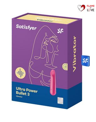 Віброкуля перезаряджаєма Satisfyer Ultra Power Bullet 3 Red