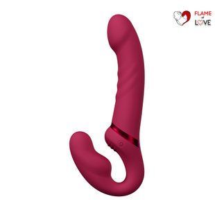 Безремінний смарт-страпон Lovense Lapis vibrating strapless strap-on, 3 мотори