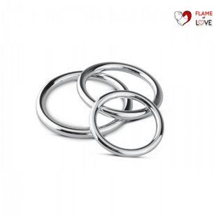 Набір ерекційних кілець Sinner Gear Unbendable &ndash; Cock/Ball Ring & Glans Ring Set
