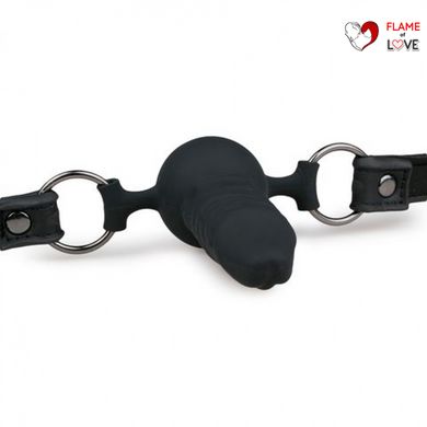 Кляп EASYTOYS BALL GAG WITH SILICONE DONG