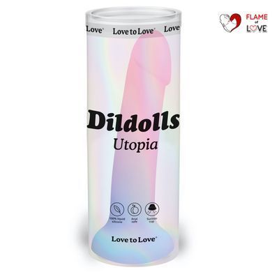 Дилдо з кольоровим градієнтом Love To Love DILDOLLS - UTOPIA XL ультрам'який