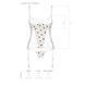 Корсет з підв'язками, стрінги Passion LOVELIA CORSET L/XL, white - 7
