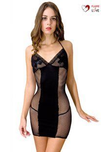 Плаття-сітка Anne De Ales Dernier Tango Black XL