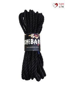 Джутова мотузка для Шибарі Feral Feelings Shibari Rope, 8 м чорна