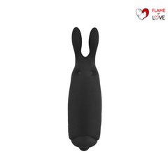 Віброкуля Adrien Lastic Pocket Vibe Rabbit Black зі стимулювальними вушками