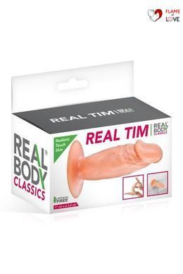 Фалоімітатор Real Body &mdash; Real Tim Flash, TPE, діаметр 3,4 см