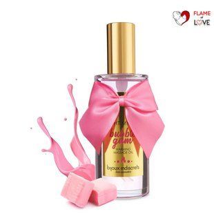 Розігрівальна олія Bijoux Indiscrets Light my Fire &ndash; Strawberry Bubblegum (100 мл)