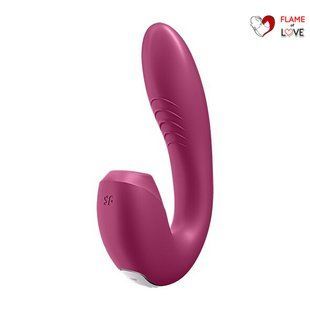 Вакуумний смарт вібратор Sunray колір: ягіднийSatisfyer (Німеччина)