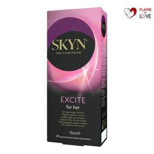 Збуджувальний гель SKYN Excite for her 15 мл, поколювання, ефект тепло-холод, містить L-аргінін