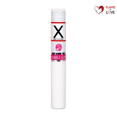 Стимулювальний бальзам для губ унісекс Sensuva - X on the Lips Bubble Gum з феромонами, жуйка
