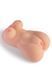 Мастурбатор-мініторс з вібрацією Real Body Real Amber, вагіна та анус, 25х18 см - 3