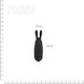 Віброкуля Adrien Lastic Pocket Vibe Rabbit Black зі стимулювальними вушками - 2