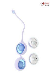 Вагінальні кульки OVO L1 Loveballs, LIGHT BLUE, Синий, One Size