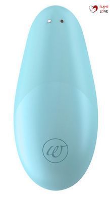 Вакуумний кліторальний стимулятор Womanizer Liberty Blue, магнітна кришка, 2 насадки