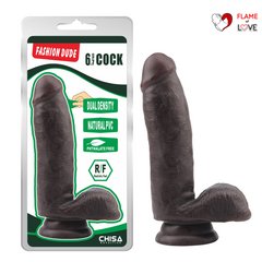 Фалоімітатор коричневий Chisa Fashion Dude 6.7 Cock