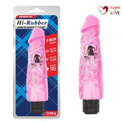 Вібромасажер Hi - Rubber Dildo, Pink