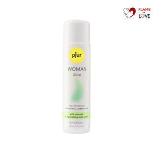 Лубрикант на водній основі pjur Woman Aloe 100 мл, з екстрактом алое, зволожувальний, без парабенів