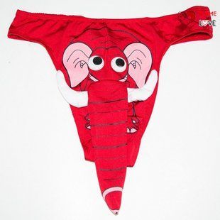 Чоловічі еротичні труси JSY Слоник з бивнями One Size