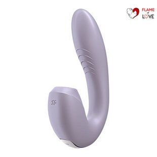 Вакуумний смарт вібратор Satisfyer Sunray Lilac, 4 положення стовбура