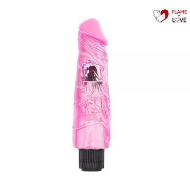 Вібромасажер Hi - Rubber Dildo, Pink