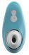 Вакуумний кліторальний стимулятор Womanizer Liberty Blue, магнітна кришка, 2 насадки - 2