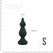 Анальна пробка Adrien Lastic Amuse Mini Black (S) з двома переходами, макс. діаметр 3 см - 2