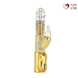 Вібратор-кролик Dorcel Orgasmic Rabbit Gold з перлинним масажем