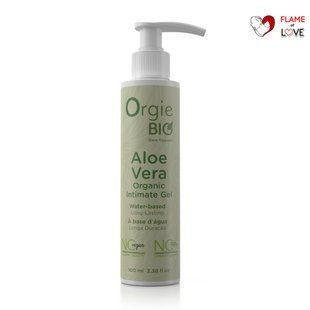 Органічний лубрикант з екстрактом алое вера ALOE VERA 100 мл і дозатором Orgie BIO