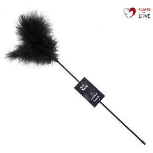 Лоскітка з пером індика Art of Sex &ndash; Feather Paddle, чорна