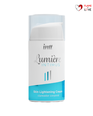 Крем для освітлення шкіри Intt Lumiere (15 мл) для всього тіла й інтимних зон, накопичувальний ефект