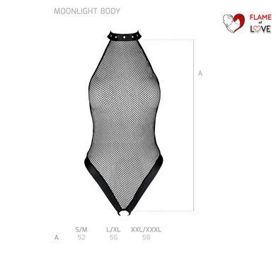Боді-халтер з відкритим доступом Passion MOONLIGHT BODY S/M black