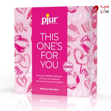 Набір лубриканів pjur Woman Selection - THIS ONE'S FOR YOU, 3 види змазки серії Woman