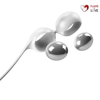 Вагінальні кульки OVO L1 Loveballs, VIOLET, Фіолетовий, One Size