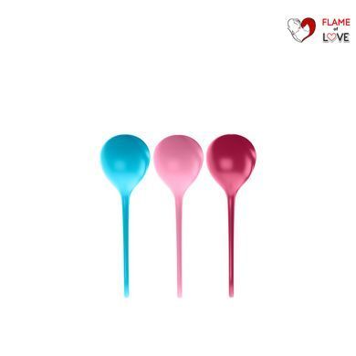 Набір одинарних вагінальних кульок Satisfyer Strengthening Balls різнокольорові