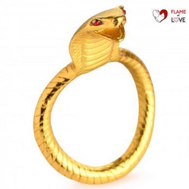 Ерекційне кільце на пеніс Cobra King золотисте