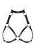 Портупея на груди Obsessive A740 harness black O/S, штучна шкіра - 1